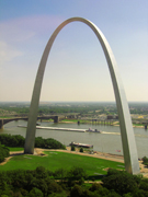St Louis Arch by Garry McMichael