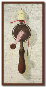Hand Drill framed by Garry McMichael