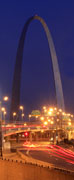 St Louis Arch and I-70
